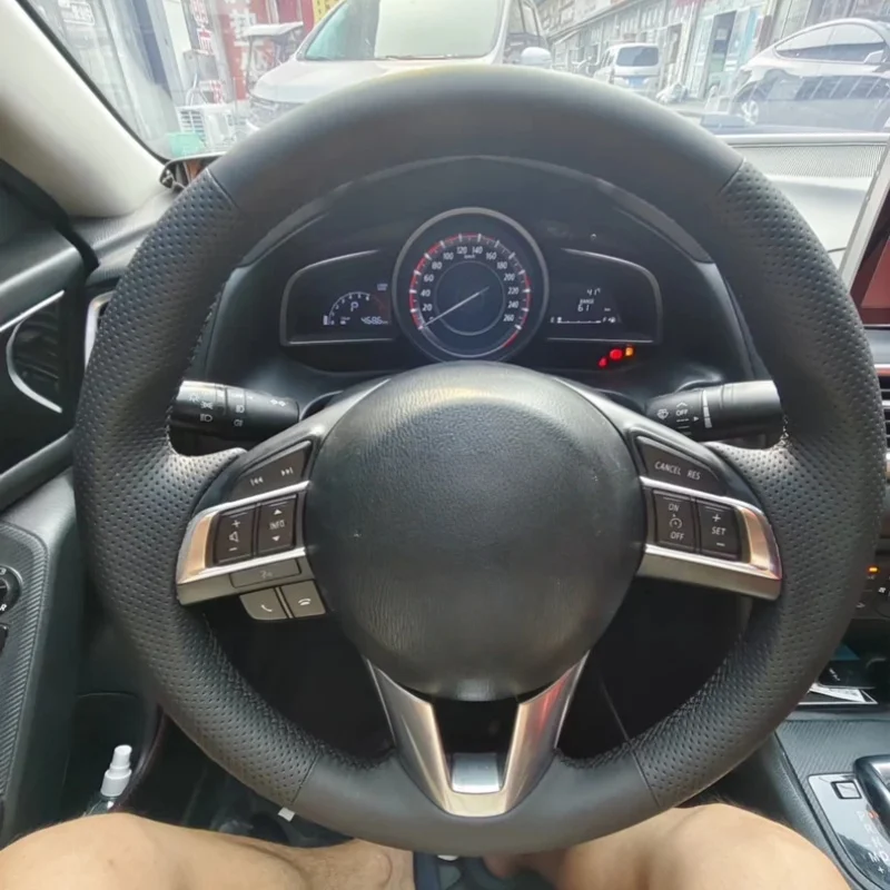 Чехол на руль из микрофибры ручной работы для Mazda CX-4, CX-30, Axela, CX-5 – аксессуары для интерьера автомобиля
Чехол на руль из микрофибры ручной работы для Mazda CX-4, CX-30, Axela, CX-5 – аксессуары для интерьера автомобиля