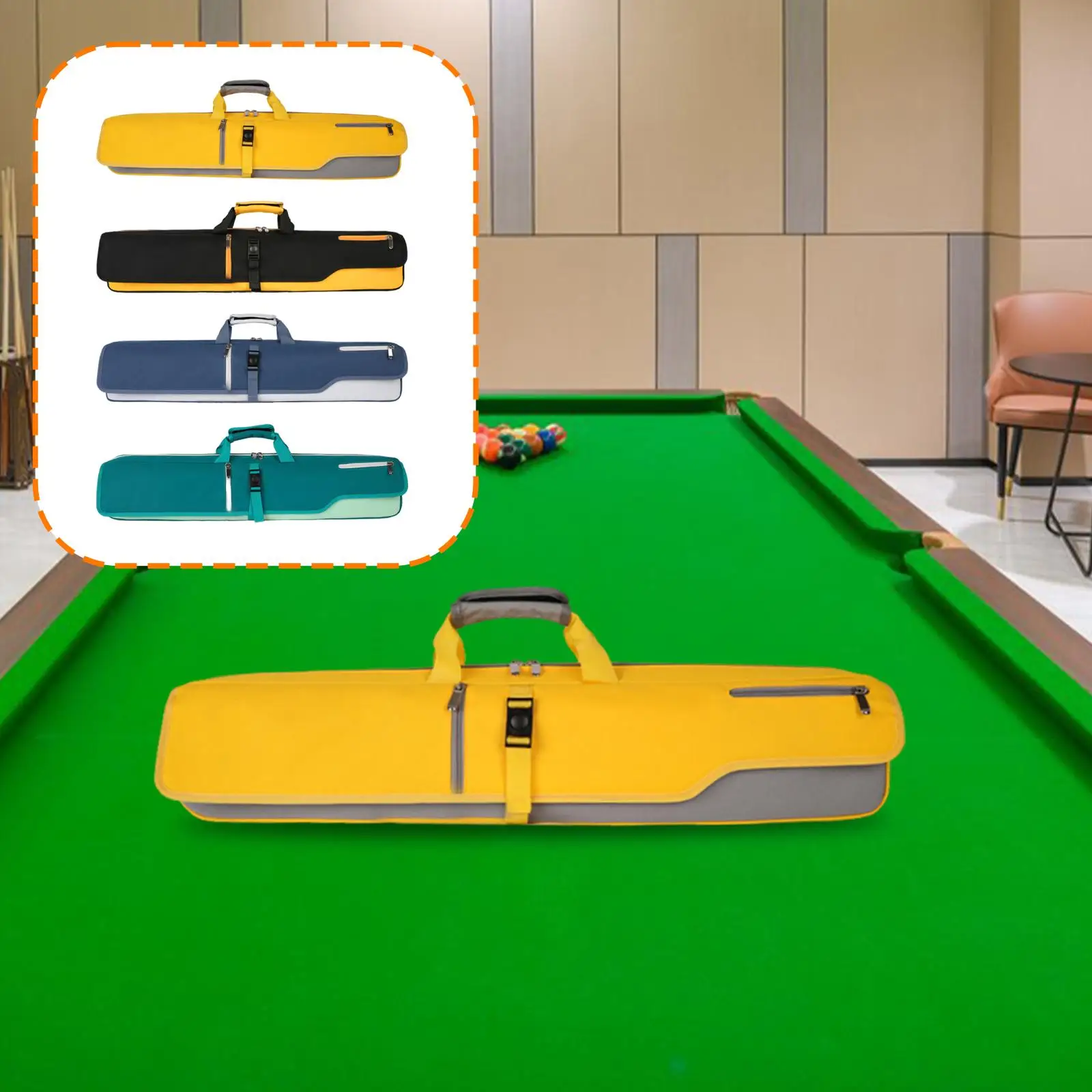 Stylish Billiard Stick Bag Organizer Impact Resistant Pool Cue Protection Box Billiard Cue Case for Men Women
Stylish Billiard Stick Bag Organizer Impact Resistant Pool Cue Protection Box Billiard Cue Case for Men Women