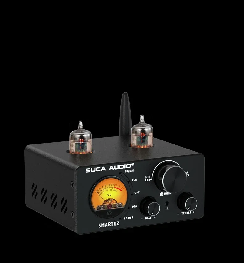 SUCA AUDIO SMART01 Tube Amplifier Decoder Power Amplifier Tube Preamplifier 100W High Power Bluetooth 5.0 with Remote Control
SUCA AUDIO SMART01 Tube Amplifier Decoder Power Amplifier Tube Preamplifier 100W High Power Bluetooth 5.0 with Remote Control