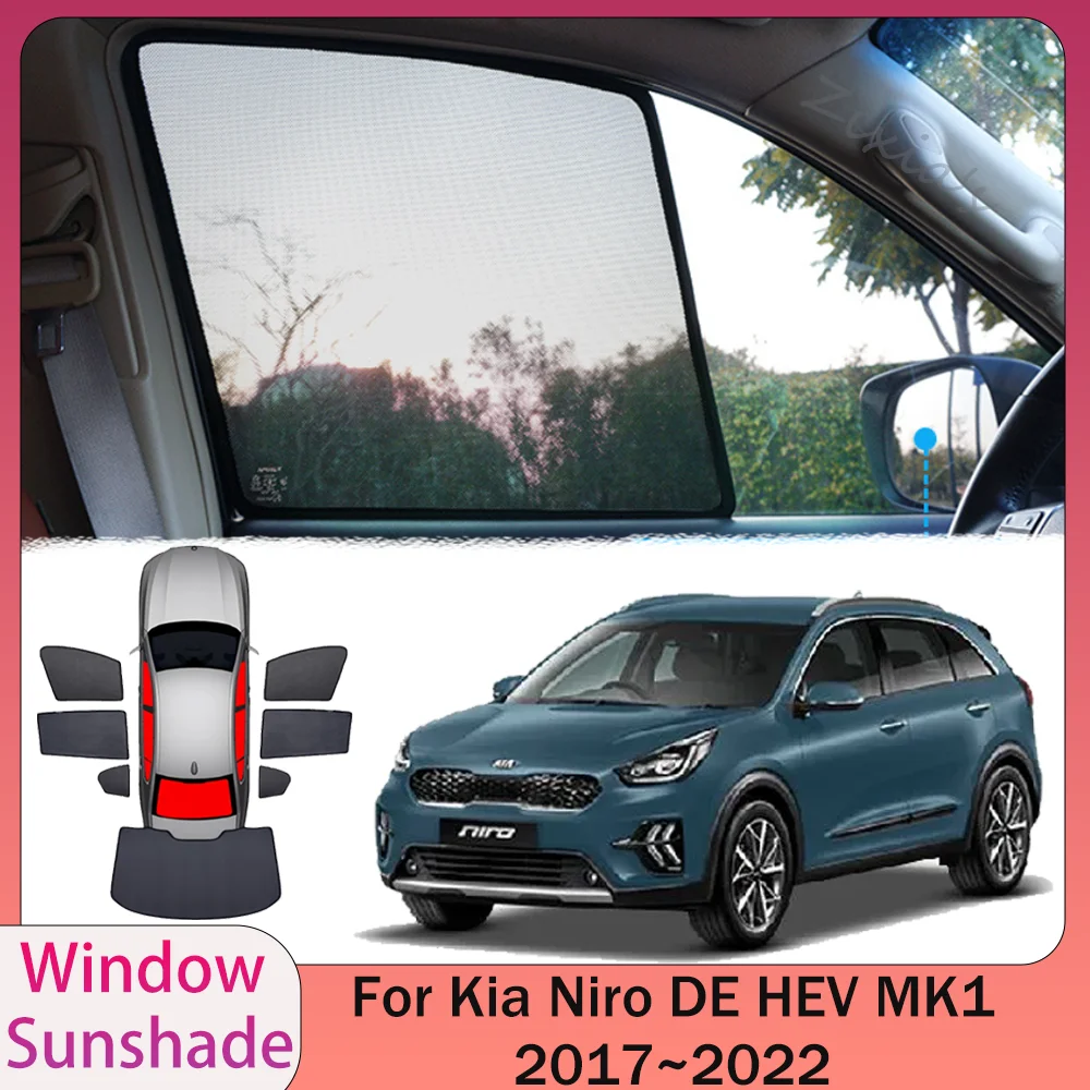 For Kia Niro HEV DE MK1 2017~2022 2018 2019 2020 2021 Car Magnetic Mesh Privacy Sunshade Side Window Sun Shade Accessories
For Kia Niro HEV DE MK1 2017~2022 2018 2019 2020 2021 Car Magnetic Mesh Privacy Sunshade Side Window Sun Shade Accessories