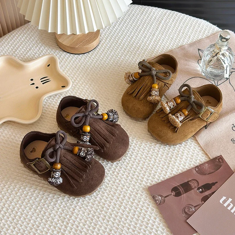 Children Causal Shoes for Girls 2025 Autumn New Fashion Korean Style Soft Bottom Anti-slippery Versatile Retro Catwalk Mules
Children Causal Shoes for Girls 2025 Autumn New Fashion Korean Style Soft Bottom Anti-slippery Versatile Retro Catwalk Mules