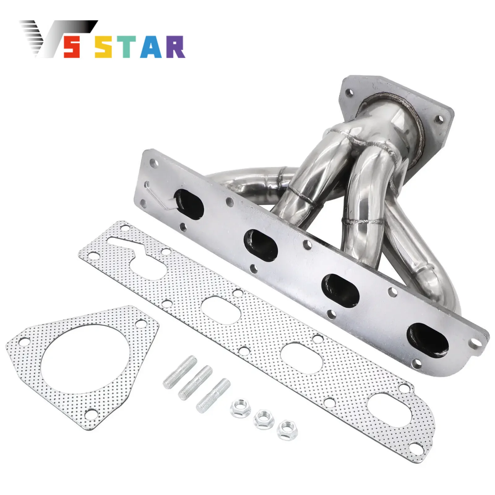 Polished Stainless Steel Manifolds Header For 2004-2007 Saturn Ion-1 Ion-2 2006-2010 Chevrolet HHR Sliver EH-28053
Polished Stainless Steel Manifolds Header For 2004-2007 Saturn Ion-1 Ion-2 2006-2010 Chevrolet HHR Sliver EH-28053
