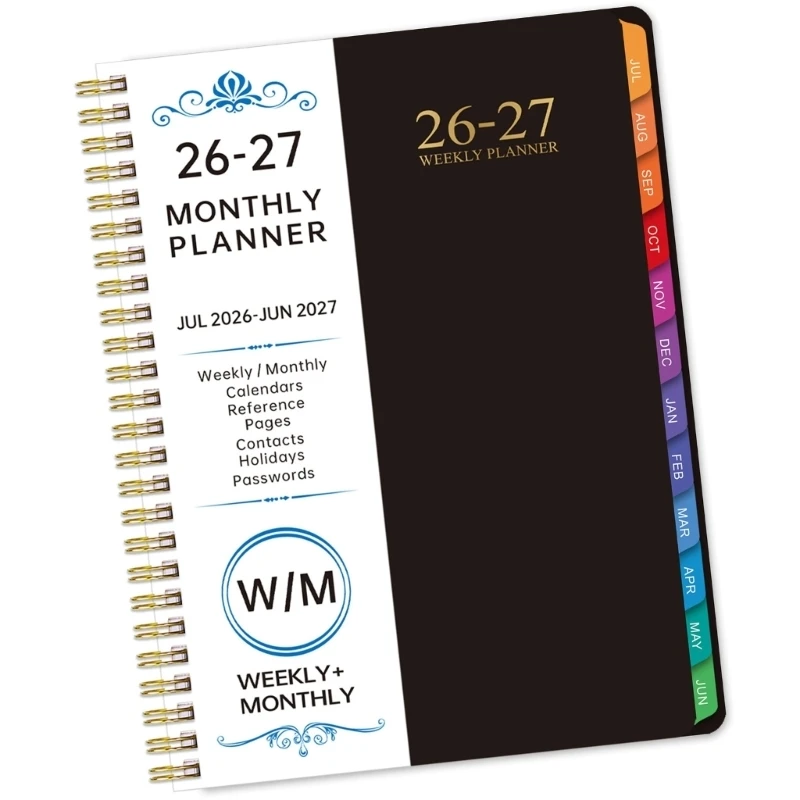 CORA 2026 Twin Coil Binding Planner Weekly Monthly Planner Notebook 6.22x8.5Inch
CORA 2026 Twin Coil Binding Planner Weekly Monthly Planner Notebook 6.22x8.5Inch