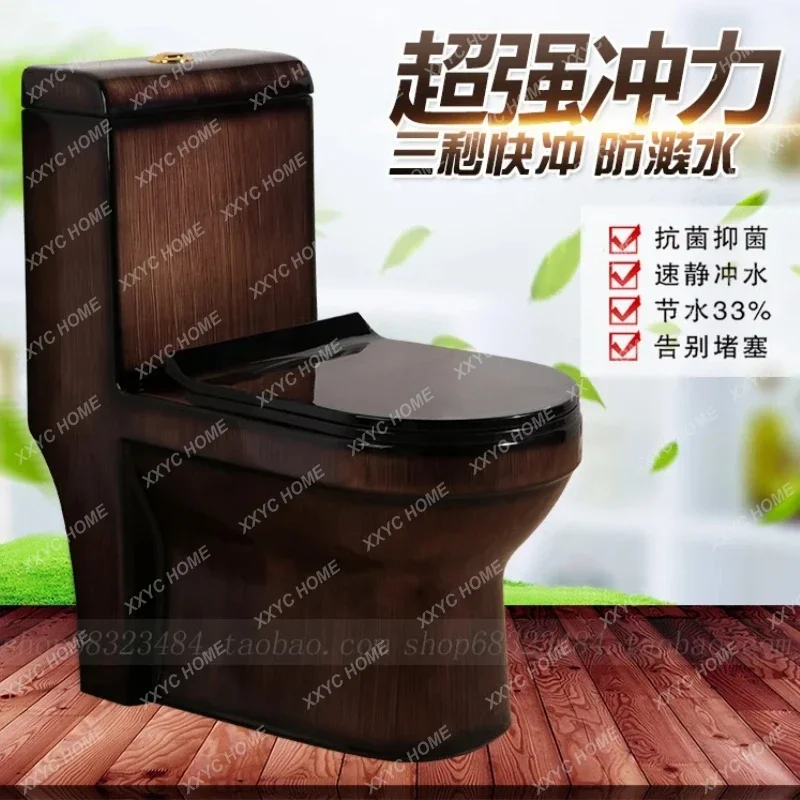 L Boutique high-end wood grain toilet siphon one-piece toilet toilet, ceramic
L Boutique high-end wood grain toilet siphon one-piece toilet toilet, ceramic