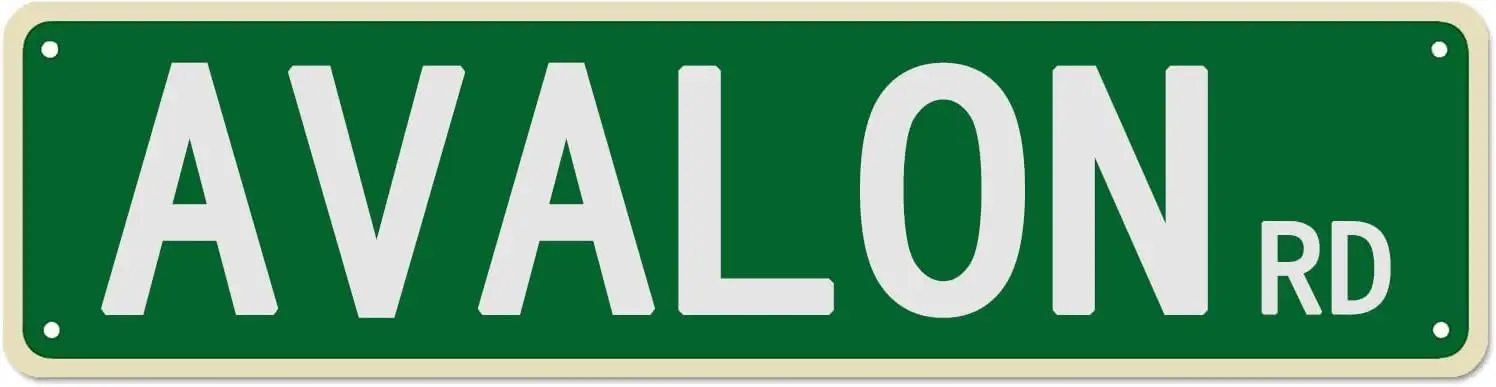 Металлический знак Avalon Rd, винтажные знаки, ретро оловянные знаки, алюминиевый знак, подарок для дома, кухни, сада, стен, двора, кофейного сарая, декор 4x16 I
Металлический знак Avalon Rd, винтажные знаки, ретро оловянные знаки, алюминиевый знак, подарок для дома, кухни, сада, стен, двора, кофейного сарая, декор 4x16 I