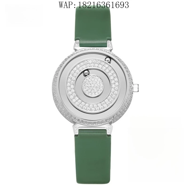 Light luxury quartz watch, bead-free wormhole concept women's watch
Light luxury quartz watch, bead-free wormhole concept women's watch