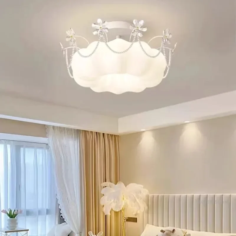 GHEUVNJ Minimalist Cream Style Creative Crystal Flower Pearl String Wedding Room Ceiling Light Warm Children's Room Lighting
GHEUVNJ Minimalist Cream Style Creative Crystal Flower Pearl String Wedding Room Ceiling Light Warm Children's Room Lighting