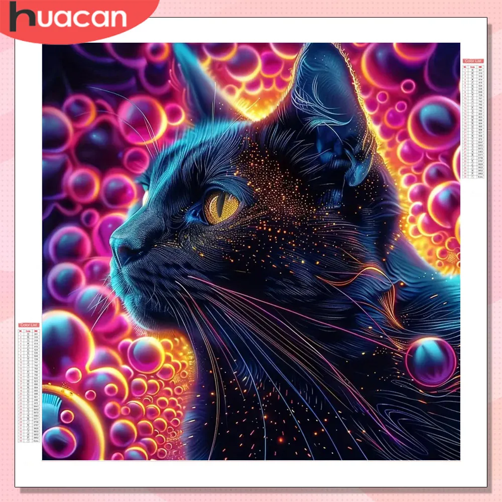 HUACAN 5D Diy алмазная живопись кошка черное животное полная дрель Алмазная мозаика квадратная круглая дрель Настенный декор стразы
HUACAN 5D Diy алмазная живопись кошка черное животное полная дрель Алмазная мозаика квадратная круглая дрель Настенный декор стразы