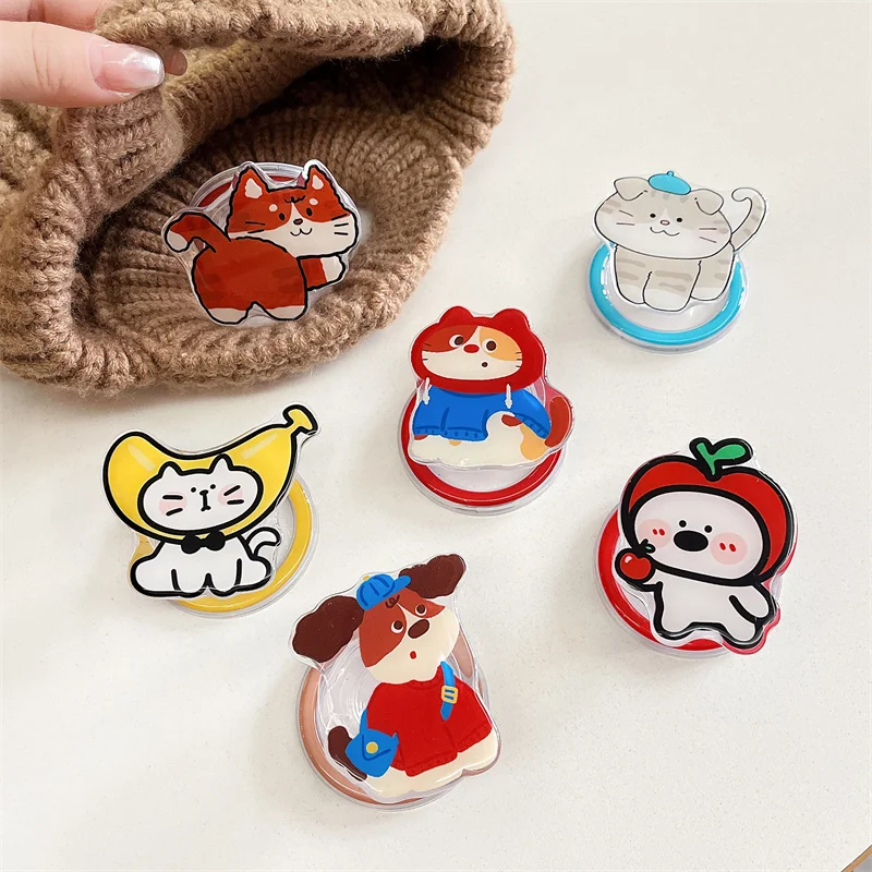 Kawaii мультяшный кот, магнитный кронштейн для iPhone, чехлы для телефонов Samsung, держатель-подставка Magsafe, милая складная подставка для пальцев
Kawaii мультяшный кот, магнитный кронштейн для iPhone, чехлы для телефонов Samsung, держатель-подставка Magsafe, милая складная подставка для пальцев