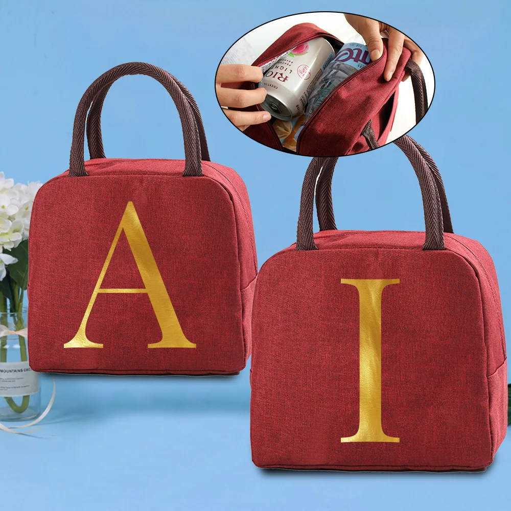 Fashion Food Insulated Camping Trip Portable Lunch Bag New Letter Pattern Printed Canvas Lunch Bag School Picnic Bag
Fashion Food Insulated Camping Trip Portable Lunch Bag New Letter Pattern Printed Canvas Lunch Bag School Picnic Bag
