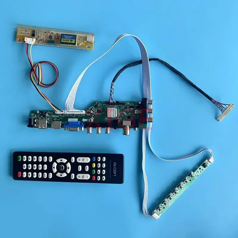 Плата драйвера контроллера подходит для LTN141W1 LTN141W3 TD141THCA1 IR + AV + USB + HDMI + VGA 1CCFL DVB цифровой 30Pin LVDS комплект DIY Matrix 1280*800
Плата драйвера контроллера подходит для LTN141W1 LTN141W3 TD141THCA1 IR + AV + USB + HDMI + VGA 1CCFL DVB цифровой 30Pin LVDS комплект DIY Matrix 1280*800