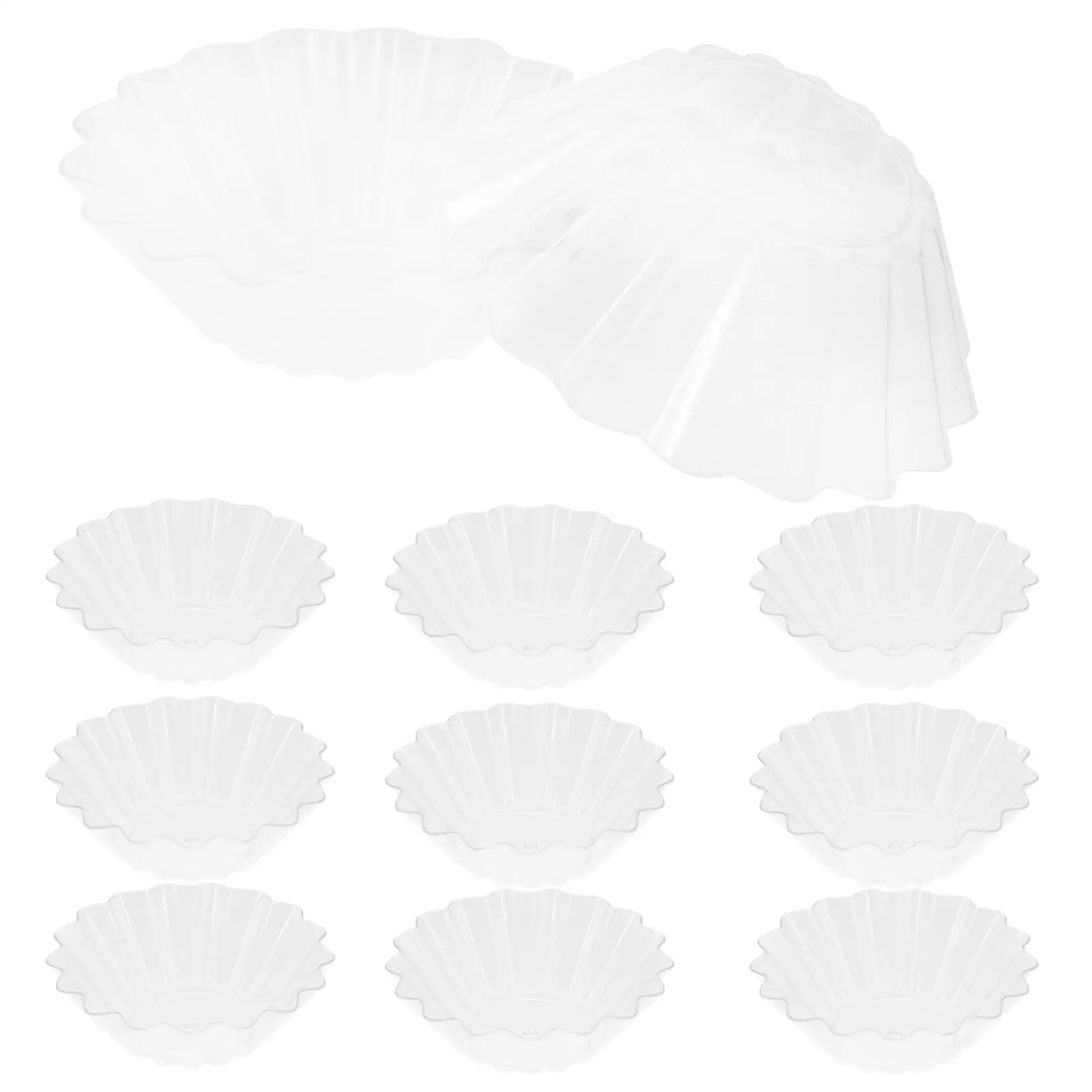 50 Pcs Snack Plates Dessert Trays Fruit Small Cake Clear Transparent Lightweight Stable Base Easy Clean Storage Suitable Candy
50 Pcs Snack Plates Dessert Trays Fruit Small Cake Clear Transparent Lightweight Stable Base Easy Clean Storage Suitable Candy