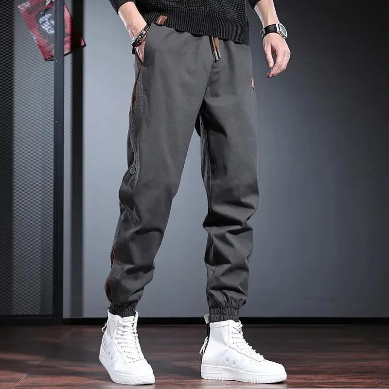 2025 Spring Men's Casual Pants With Large Size Bunches Color Contrast Y2k Fashion Loose American Trend Gray Cargo Pants For Men
2025 Spring Men's Casual Pants With Large Size Bunches Color Contrast Y2k Fashion Loose American Trend Gray Cargo Pants For Men