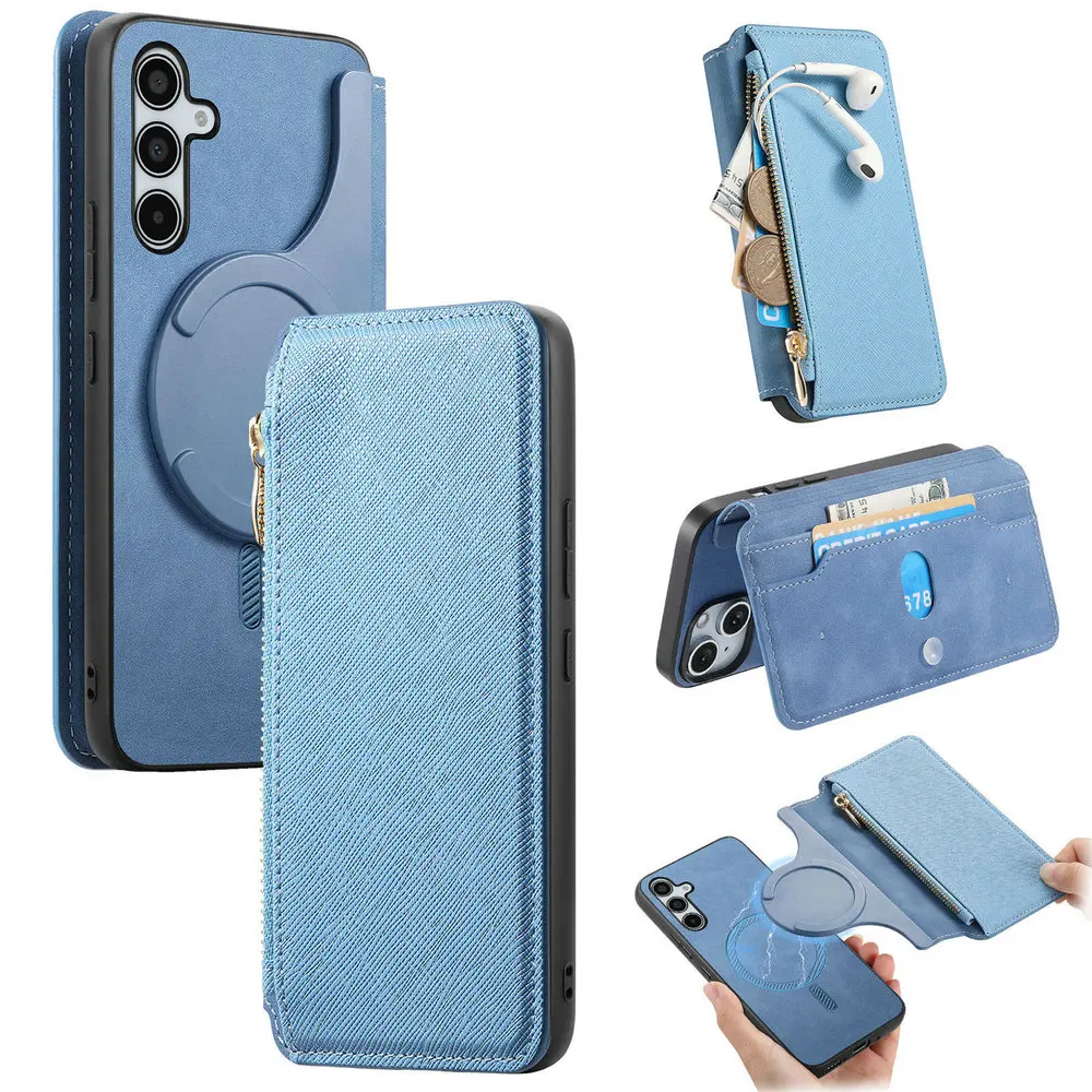 Leather Zipper Wallet Case Detachable 2IN1 Book Coque for Samsung Galaxy M54 M34 M14 M15 Xcover 7 M 54 34 14 15 5G Magsafe Cover
Leather Zipper Wallet Case Detachable 2IN1 Book Coque for Samsung Galaxy M54 M34 M14 M15 Xcover 7 M 54 34 14 15 5G Magsafe Cover
