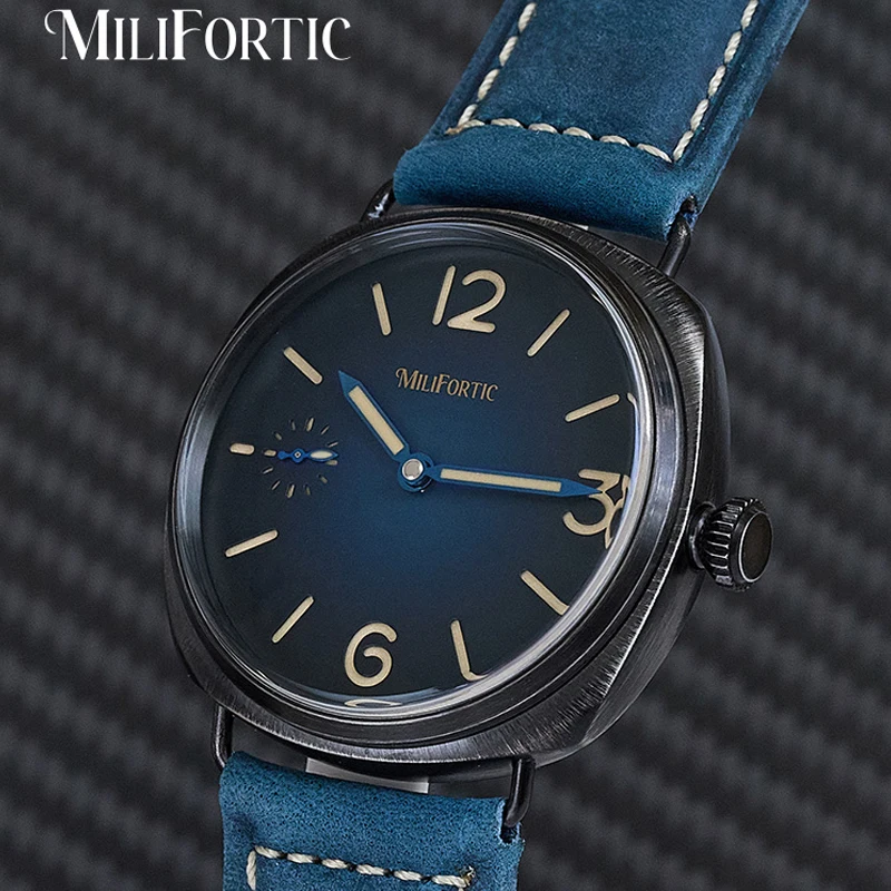 Sandwich Dial Watch 44mm ST3600 Hand Winding Mechanical Sapphire Crystal 10Bar Military Retro Wristwatch Men heren horloge
Sandwich Dial Watch 44mm ST3600 Hand Winding Mechanical Sapphire Crystal 10Bar Military Retro Wristwatch Men heren horloge