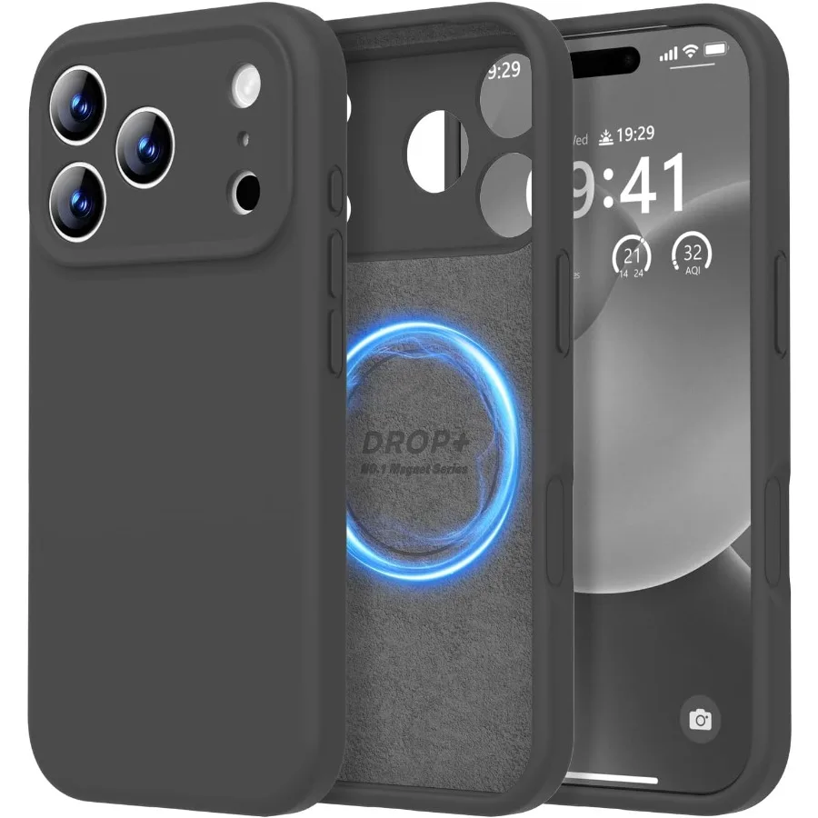 Предназначен для iPhone 17, силиконовый чехол премиум-класса с мягкой подкладкой из микрофибры с защитой от царапин, совместимой с Magsafe.
Предназначен для iPhone 17, силиконовый чехол премиум-класса с мягкой подкладкой из микрофибры с защитой от царапин, совместимой с Magsafe.