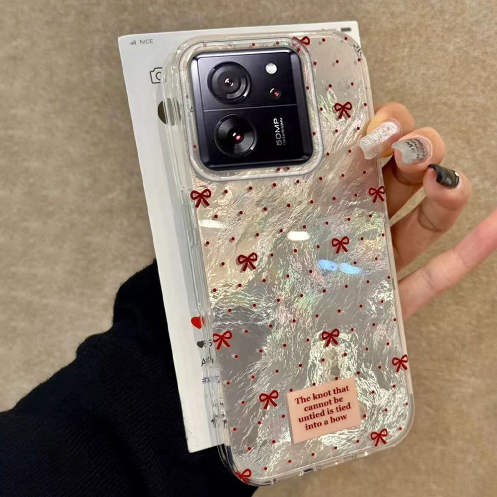 For Xiaomi 13T 14T 11 Lite Poco C61 C65 C75 X5 X6 X7 M6 Pro Red Bowknot Cirular Dots Women Girls Phone Case Fundas Shockproof
For Xiaomi 13T 14T 11 Lite Poco C61 C65 C75 X5 X6 X7 M6 Pro Red Bowknot Cirular Dots Women Girls Phone Case Fundas Shockproof