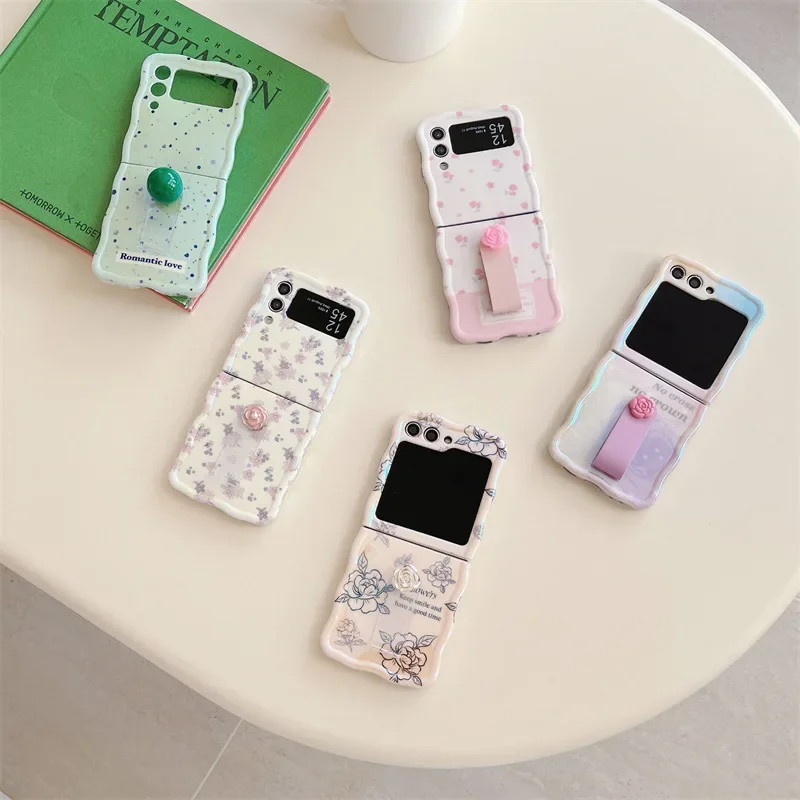 Fresh Flower Ring Buckle Phone Case for Samsung Galaxy ZFlip3 ZFlip4 ZFlip5 ZFlip6 Hard PC Back Cover for ZFlip6 Case Shell
Fresh Flower Ring Buckle Phone Case for Samsung Galaxy ZFlip3 ZFlip4 ZFlip5 ZFlip6 Hard PC Back Cover for ZFlip6 Case Shell