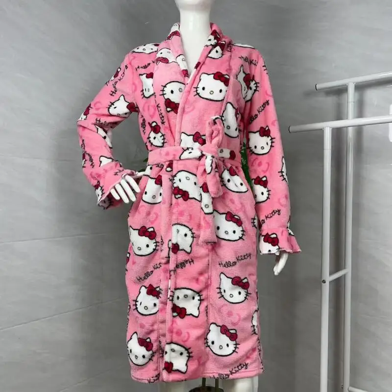 Student Stitch Thickened Warm Sleeping Robe Women's New Winter Mid To Long Cartoon Anime Bathrobe Sweet Comfort Home Clothes
Student Stitch Thickened Warm Sleeping Robe Women's New Winter Mid To Long Cartoon Anime Bathrobe Sweet Comfort Home Clothes