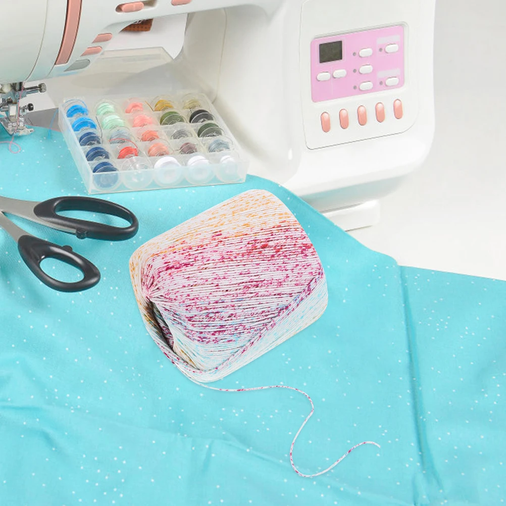 Handmade Woven Cotton Thread Yarn Gradient for Knitting Multicoloured Embroidery Threads Multicolor Crochet Macrame Rope 
Handmade Woven Cotton Thread Yarn Gradient for Knitting Multicoloured Embroidery Threads Multicolor Crochet Macrame Rope