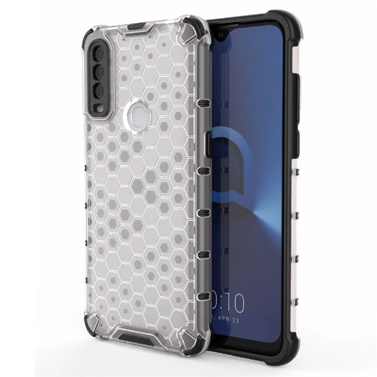 Honeycomb Pattern TPU + PC Hybrid Case Phone Shell for Alcatel 1S (2020) - White
Honeycomb Pattern TPU + PC Hybrid Case Phone Shell for Alcatel 1S (2020) - White
