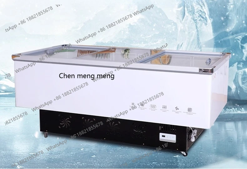 Display freezer Commercial fresh-keeping frozen transparent glass Horizontal island cabinet Refrigerated display cabinet
Display freezer Commercial fresh-keeping frozen transparent glass Horizontal island cabinet Refrigerated display cabinet
