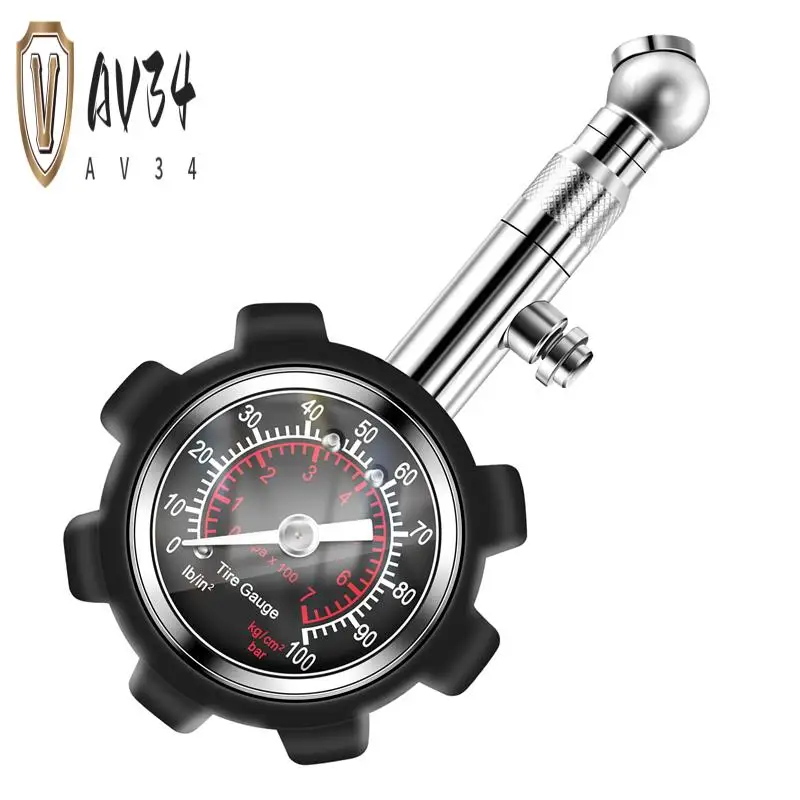AV34-Car 100Psi Multi-Function Tire Pressure Gauge Tire Pressure Monitoring Meter Tire Pressure Gauge
AV34-Car 100Psi Multi-Function Tire Pressure Gauge Tire Pressure Monitoring Meter Tire Pressure Gauge