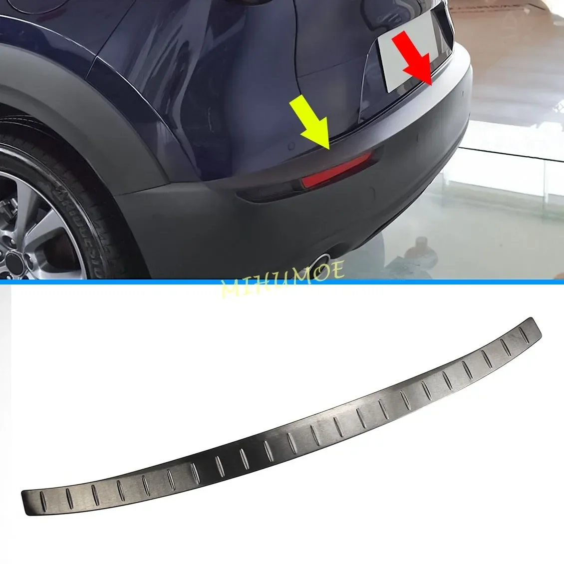 Защитная пластина заднего бампера багажника для Mazda CX-30 CX30 DM 2020 2021 2022 2023 2024 2025 аксессуары для стайлинга автомобилей из нержавеющей стали
Защитная пластина заднего бампера багажника для Mazda CX-30 CX30 DM 2020 2021 2022 2023 2024 2025 аксессуары для стайлинга автомобилей из нержавеющей стали