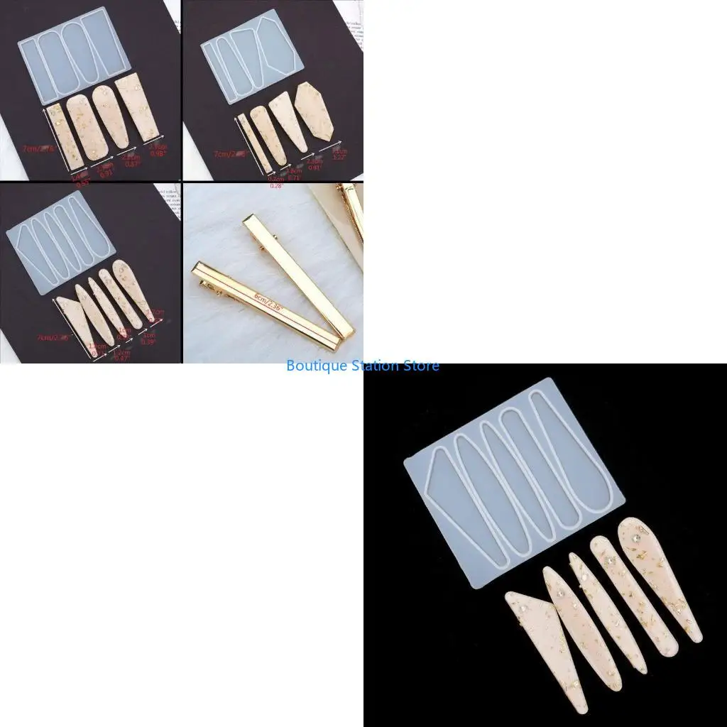 Y55F Silicone Resin Mold DIY Hair Pin Casting Mold Hair Clip Silicone Resin Mold Jewelry Mold for Epoxy Resin Hair Pin
Y55F Silicone Resin Mold DIY Hair Pin Casting Mold Hair Clip Silicone Resin Mold Jewelry Mold for Epoxy Resin Hair Pin
