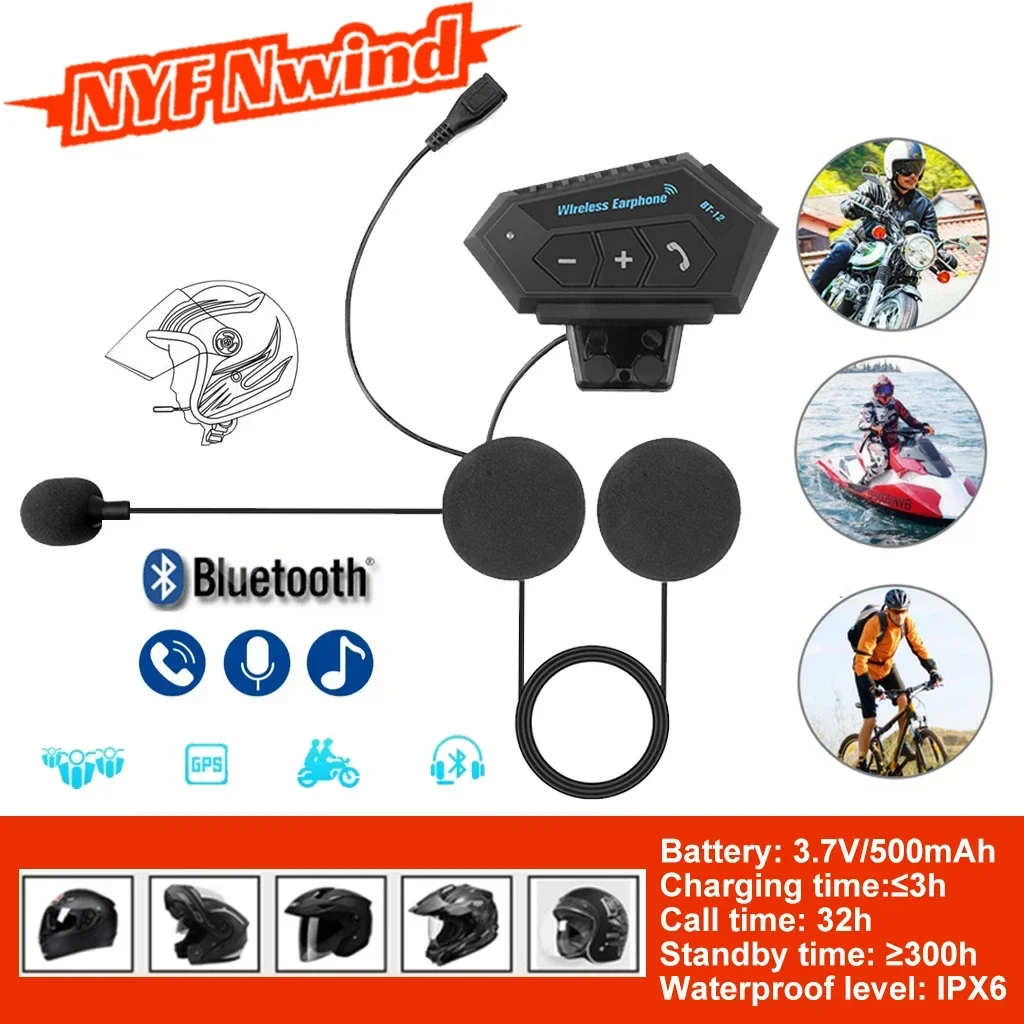 Bluetooth 5.0 Helmet Headset Wireless Hands-free Call Phone Kit Motorcycle Waterproof Earphone MP3 Music Player for All Helmet
Bluetooth 5.0 Helmet Headset Wireless Hands-free Call Phone Kit Motorcycle Waterproof Earphone MP3 Music Player for All Helmet
