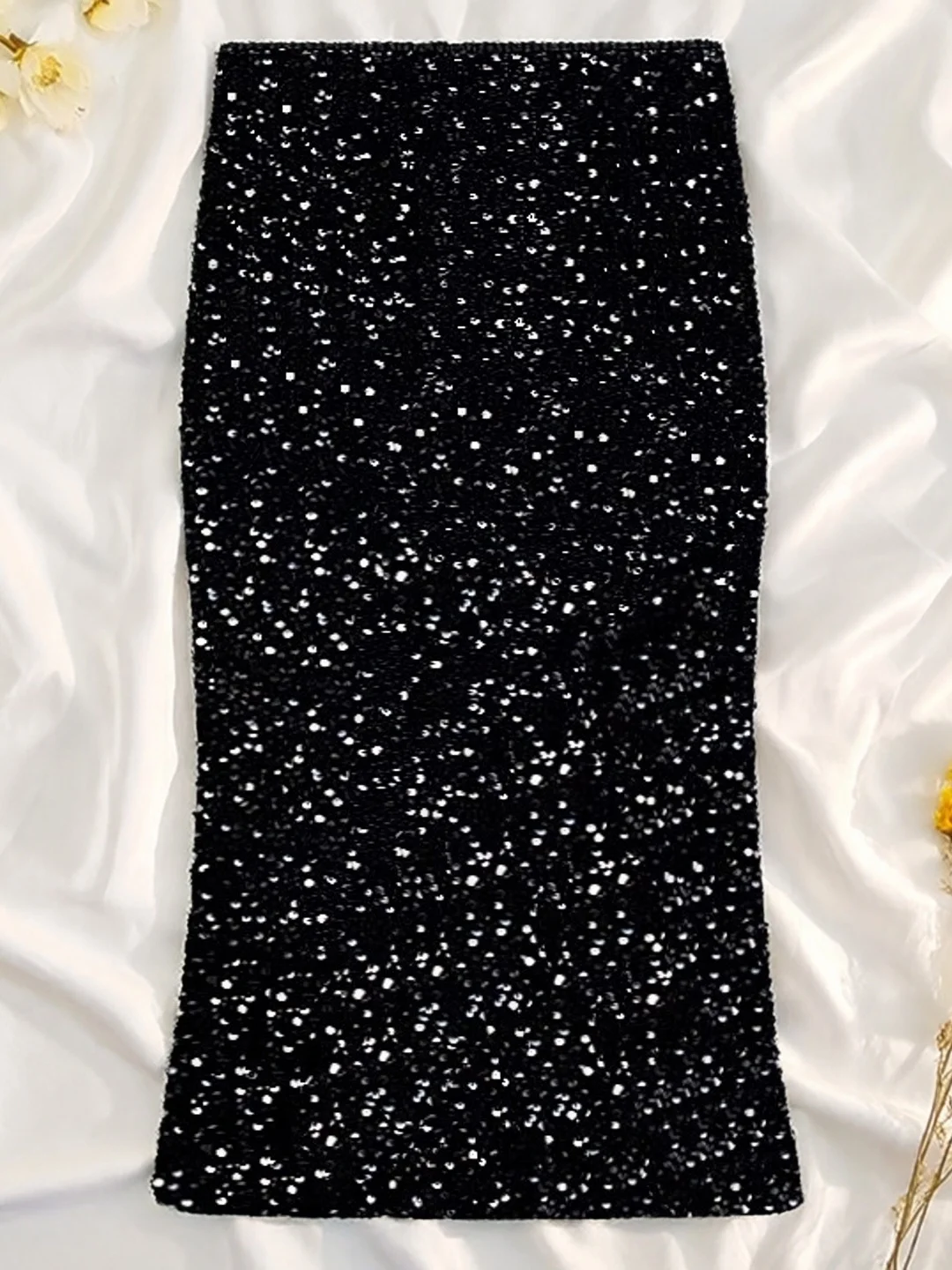 Элегантная бархатная юбка-миди с пайетками и эффектом рыбьего хвоста, с высокой талией, для весенне-осеннего и зимнего сезонов
Элегантная бархатная юбка-миди с пайетками и эффектом рыбьего хвоста, с высокой талией, для весенне-осеннего и зимнего сезонов