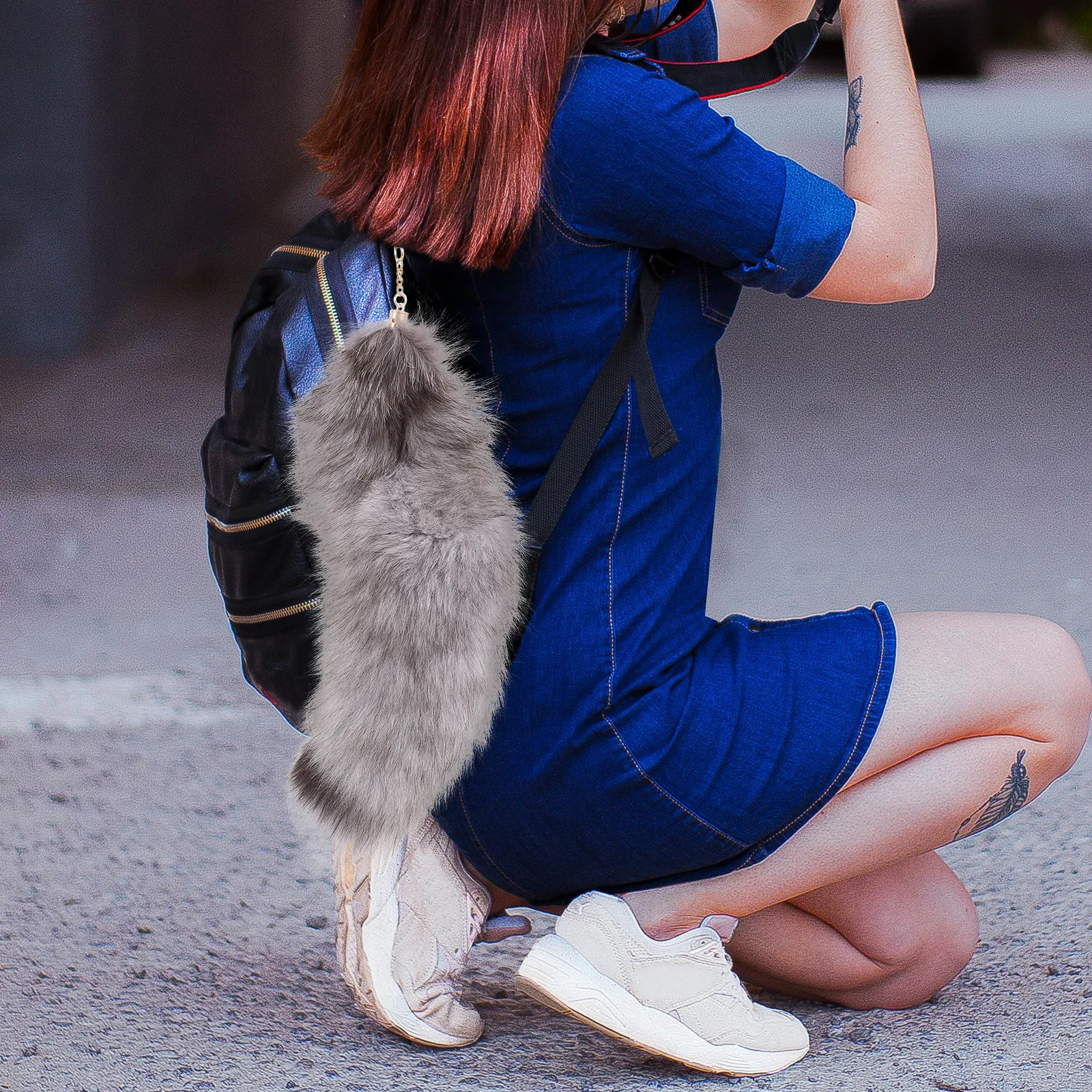 Adorable Fox Tail Keychain Pendant Soft Touch Lightweight Hanging Decor for Keys Bags Backpacks Car Mirrors Mobile Phones
Adorable Fox Tail Keychain Pendant Soft Touch Lightweight Hanging Decor for Keys Bags Backpacks Car Mirrors Mobile Phones