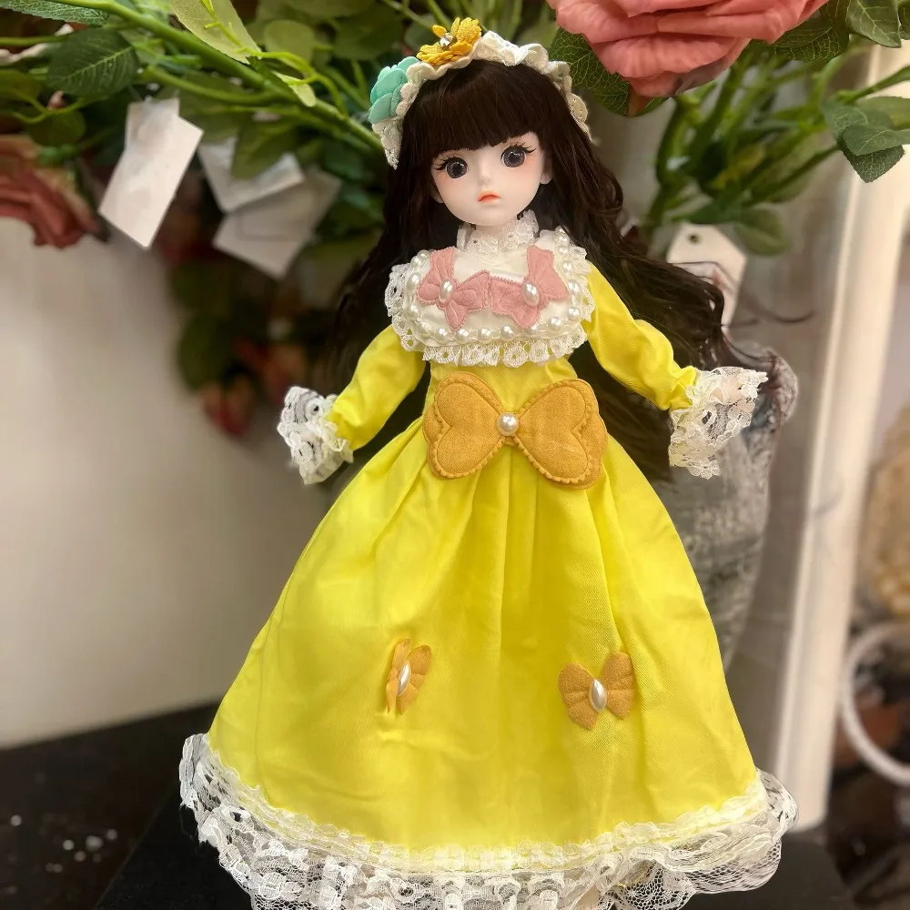 1/6 SD 30cm with Clothes Long Hair Attractive Eyes Princess Dress Up Anime High Heel Princess Makeup Ball Joint Toddler
1/6 SD 30cm with Clothes Long Hair Attractive Eyes Princess Dress Up Anime High Heel Princess Makeup Ball Joint Toddler