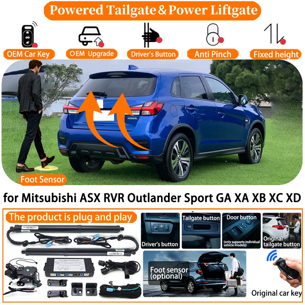 Powered Tailgate for Mitsubishi ASX RVR Outlander Sport GA XA XB XC XD Automatic Electric Power Tailgate Tail Gate Lift kit
Powered Tailgate for Mitsubishi ASX RVR Outlander Sport GA XA XB XC XD Automatic Electric Power Tailgate Tail Gate Lift kit