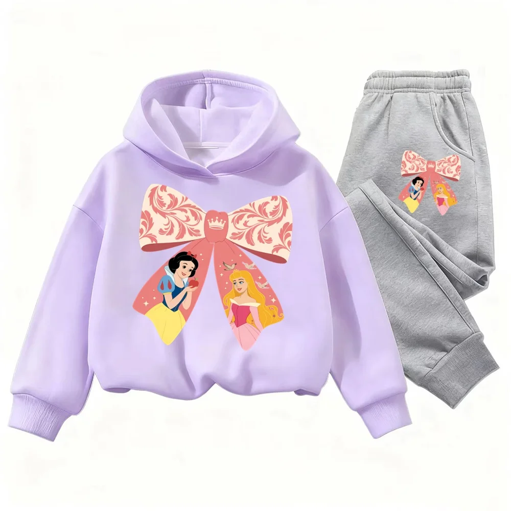 2025 Disney Princess bow print autumn and winter print hoodie & elastic pants girl Princess birthday party fashion hot sale
2025 Disney Princess bow print autumn and winter print hoodie & elastic pants girl Princess birthday party fashion hot sale