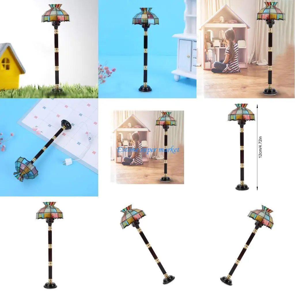 090B красочный стеклянный мини-торшер для модели кукольного домика масштаба 1/12, металлическая основа, ручная работа
090B красочный стеклянный мини-торшер для модели кукольного домика масштаба 1/12, металлическая основа, ручная работа