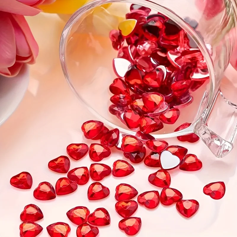 2D flat 100 sparkling rhinestones 12Mm heart-shaped crystal red/pink suitable for Valentine's Day wedding decoration crafts
2D flat 100 sparkling rhinestones 12Mm heart-shaped crystal red/pink suitable for Valentine's Day wedding decoration crafts
