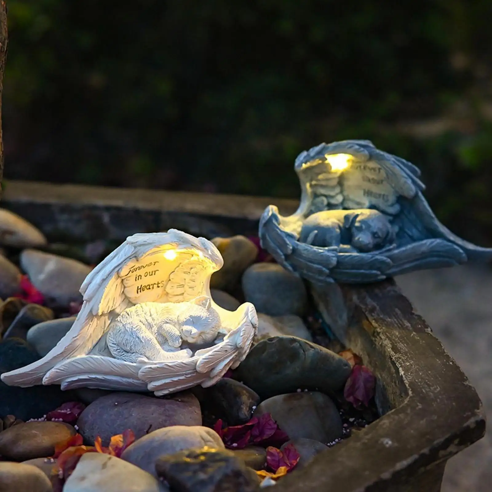 Grave Marker Winged Pet Grave Decor Commemorates Decoration Pet Tribute Statue
Grave Marker Winged Pet Grave Decor Commemorates Decoration Pet Tribute Statue