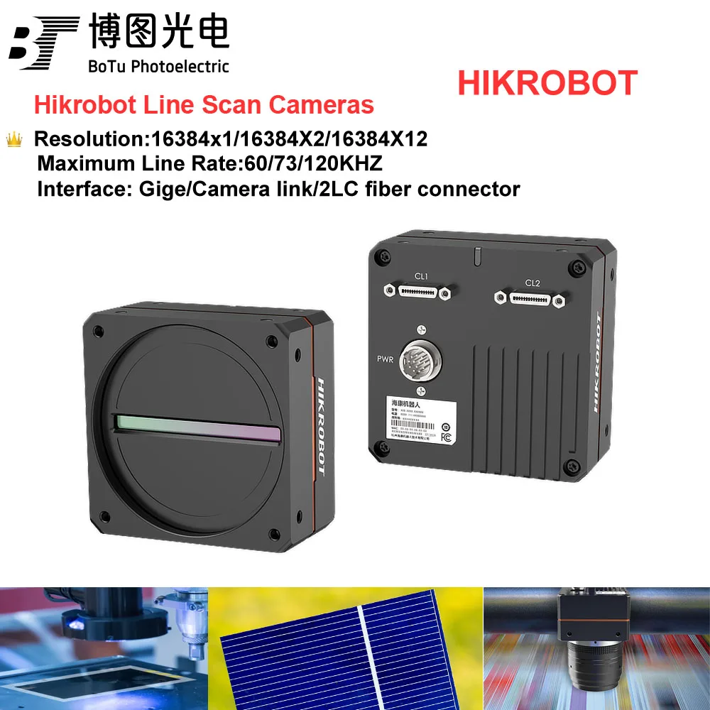 16k 5μm Hikrobot Line Scan Camera 4TDI 16384X12 MV-CL162-91F2M(2.0) MV-CL166-91F2C 3C Metallurgy 2LC Fiber Connector 47/45/23kHZ
16k 5μm Hikrobot Line Scan Camera 4TDI 16384X12 MV-CL162-91F2M(2.0) MV-CL166-91F2C 3C Metallurgy 2LC Fiber Connector 47/45/23kHZ
