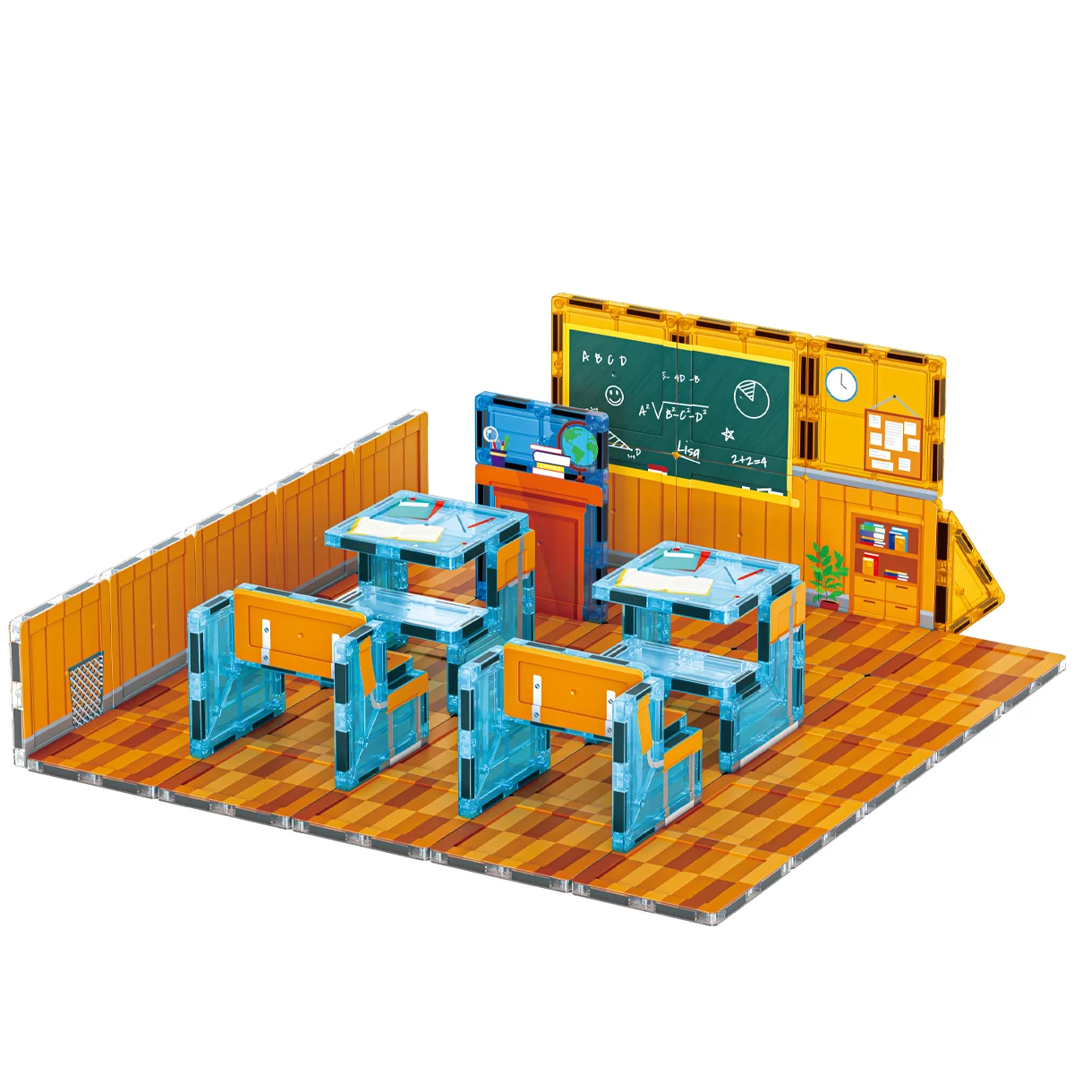 Classroom Theme Magnetic Tiles Set STEM Educational Magnetic Building Blocks Pretend Play School Scene Kids Construction Toys
Classroom Theme Magnetic Tiles Set STEM Educational Magnetic Building Blocks Pretend Play School Scene Kids Construction Toys