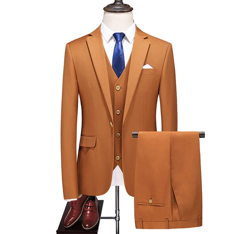 H111 Custom suits for men, formal suits for groomsmen, pure color, stylish business jackets
H111 Custom suits for men, formal suits for groomsmen, pure color, stylish business jackets