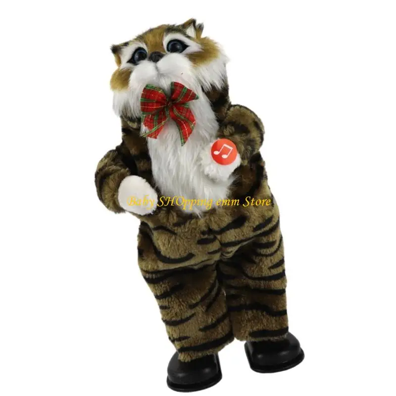 23GD Singing Christmas Kitten Doll with Music Holding Song Stuffed Toy Singing Kitten Plush Doll for Holiday 
23GD Singing Christmas Kitten Doll with Music Holding Song Stuffed Toy Singing Kitten Plush Doll for Holiday