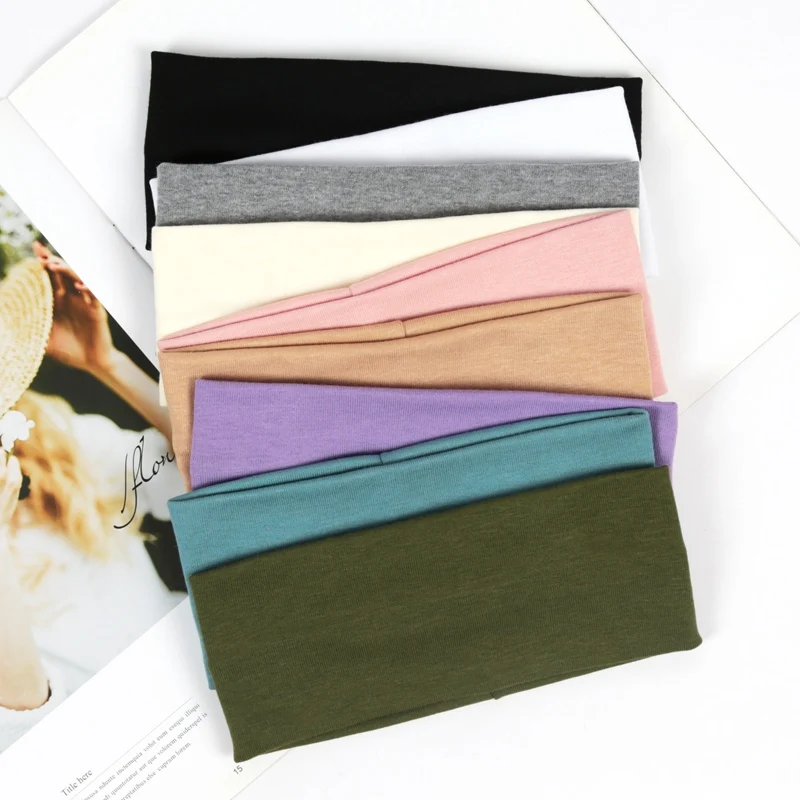 Unisex Solid Color Wide Elastic Hairband Running Sport Headband Yoga Sweat-absorbing Hair Band Fashion Headband Hair Accessories
Unisex Solid Color Wide Elastic Hairband Running Sport Headband Yoga Sweat-absorbing Hair Band Fashion Headband Hair Accessories