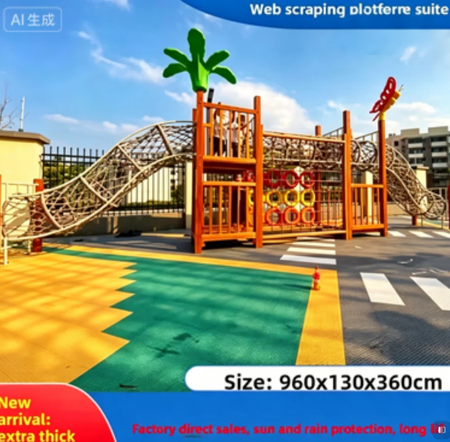 Solid Wood Climbing Net, Children's Outdoor Physical Training Climbing Frame
Solid Wood Climbing Net, Children's Outdoor Physical Training Climbing Frame