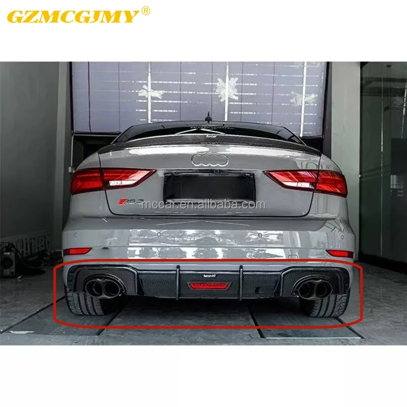 Lightweight Dry Carbon Fiber Rear Bumpers For Audi RS3 2017-19 Car Bumper Rear Diffuser Lips
Lightweight Dry Carbon Fiber Rear Bumpers For Audi RS3 2017-19 Car Bumper Rear Diffuser Lips