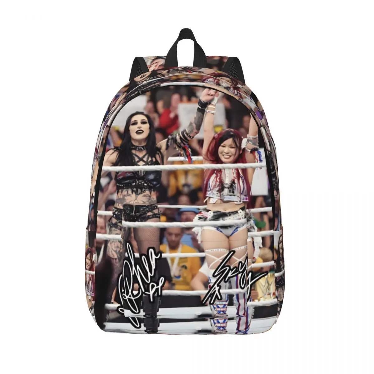 Rhea Ripley & Iyo Sky Rhiyo Wrestling Backpack for Men Women Casual High School Hiking Travel Daypack Laptop Canvas Bags Outdoor
Rhea Ripley & Iyo Sky Rhiyo Wrestling Backpack for Men Women Casual High School Hiking Travel Daypack Laptop Canvas Bags Outdoor