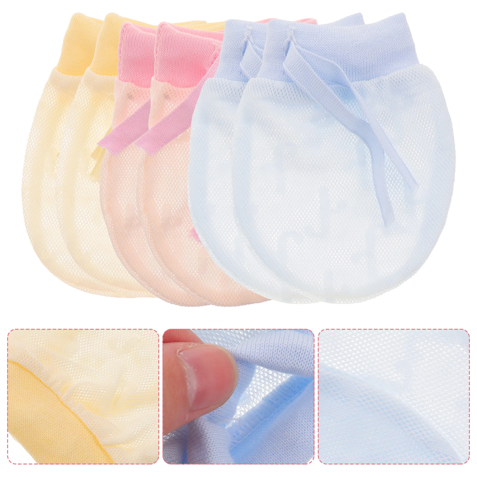 Newborn No Scratch Mittens Baby Gloves 6-12 Months Adjustable Cotton Infant Finger Sucking Stop Thumb Guard For Kids
Newborn No Scratch Mittens Baby Gloves 6-12 Months Adjustable Cotton Infant Finger Sucking Stop Thumb Guard For Kids