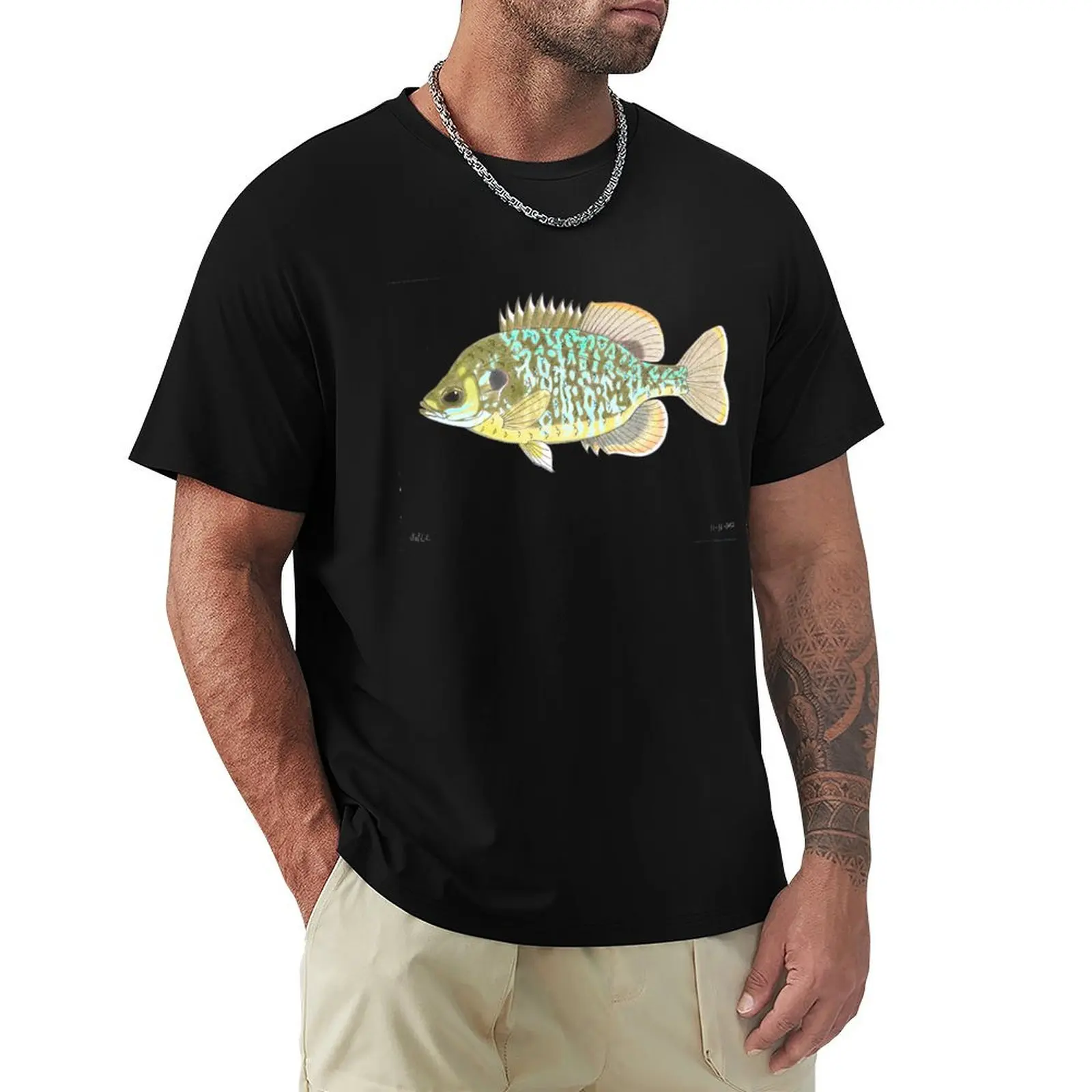 Футболка Greengill Sunfish 1, винтажная мужская футболка с рисунком, незаменимая футболка, футболки для мужчин
Футболка Greengill Sunfish 1, винтажная мужская футболка с рисунком, незаменимая футболка, футболки для мужчин