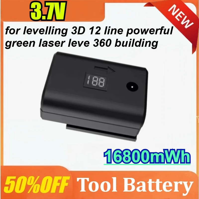2PCS 3.7V 16800mWh for Levelling 3D 12 Line Powerful Green Laser Leve 360 Building Tool Battery
2PCS 3.7V 16800mWh for Levelling 3D 12 Line Powerful Green Laser Leve 360 Building Tool Battery