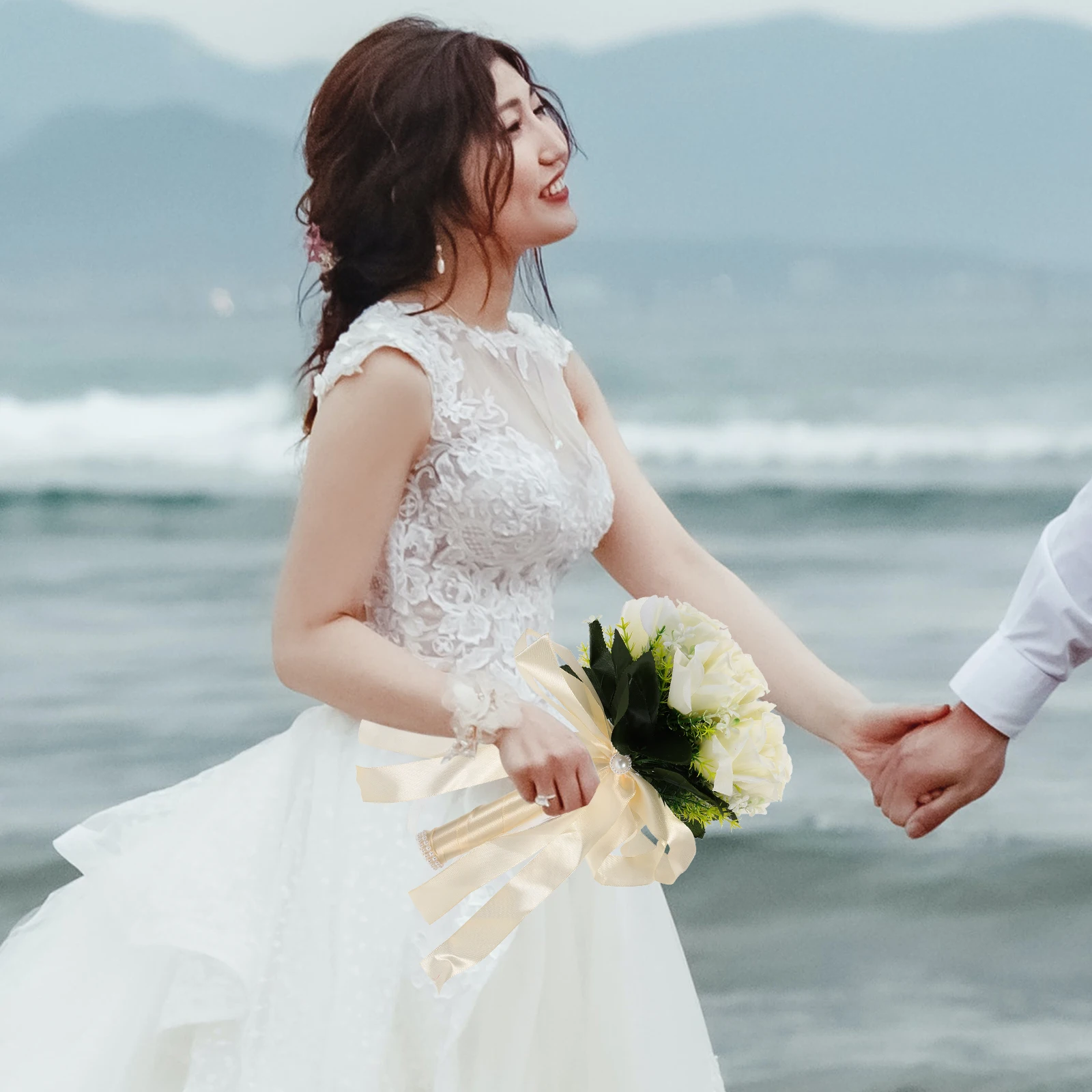 Artificial Flowers Bouquet Lifelike Rose Bridal Bouquets for Wedding Supplies Bride Photo Prop Decor Wedding Supplies
Artificial Flowers Bouquet Lifelike Rose Bridal Bouquets for Wedding Supplies Bride Photo Prop Decor Wedding Supplies